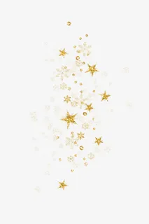 元旦圣诞金色星星免抠节日圣诞节元素 元旦圣诞金色星星免抠节日圣诞节元素
