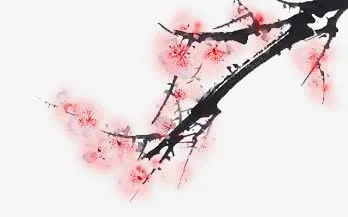 古风桃花手绘桃花免抠