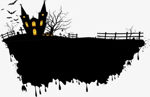 万圣节城堡免抠