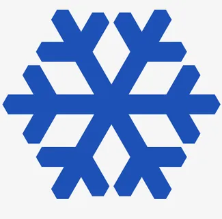 一个大雪花呀呀呀免抠