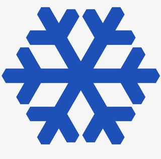 一个大雪花呀呀呀免抠