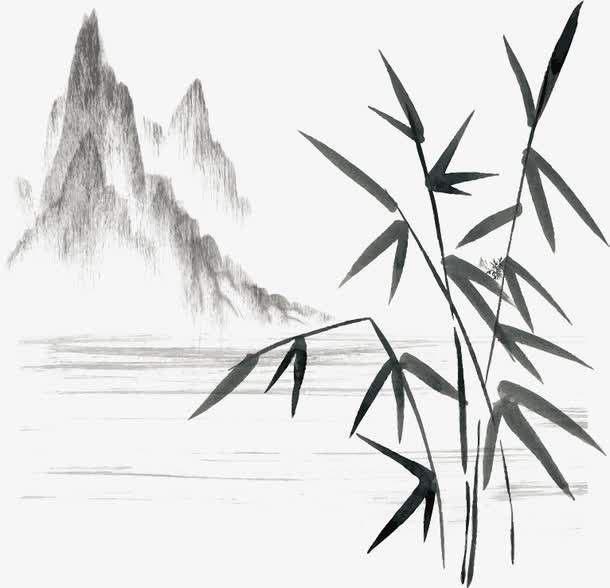 水墨画免抠