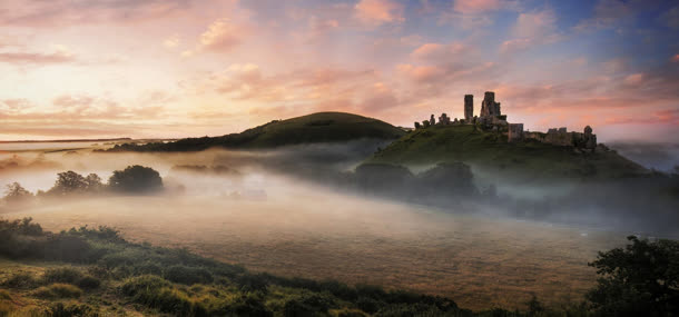 旅游景区背景免抠