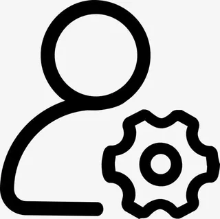 系统管理员矢量图标免抠