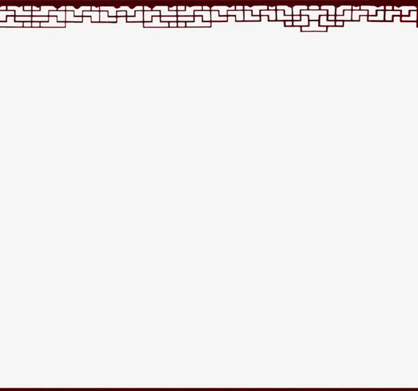 中国风窗花素材免抠装饰边框元素