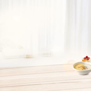 家居木桌餐具摆件PSD分层主图背景素材高清