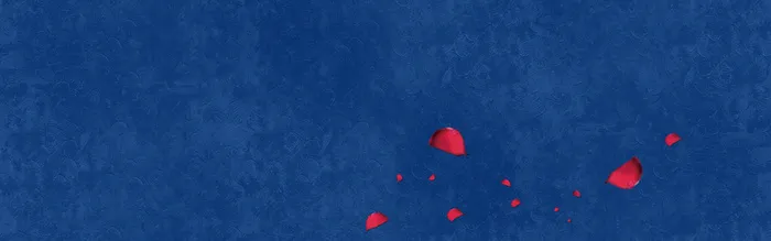 玫瑰花瓣蓝色浪漫海报背景高清