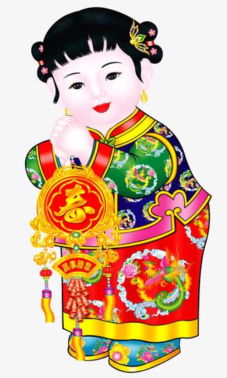 新年贺岁卡通人物免抠