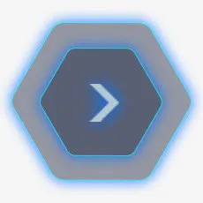 六边形立体箭头图标免抠