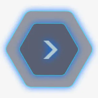 六边形立体箭头图标免抠