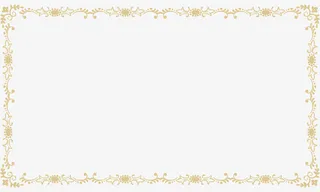 欧式边框浅棕色花纹欧式免抠