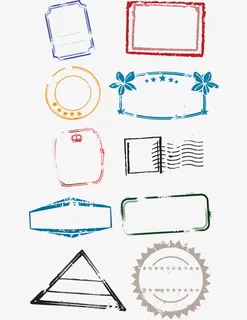 复古邮戳免抠 复古邮戳免抠