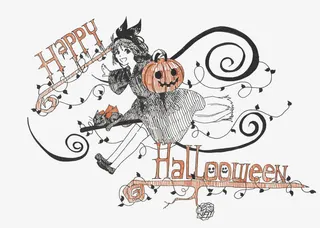 矢量魔法少女免抠