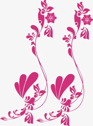 中国风装饰花纹免抠