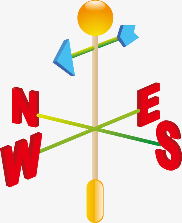 风向指示杆元素免抠