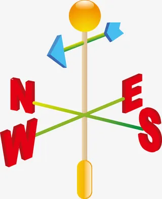 风向指示杆元素免抠