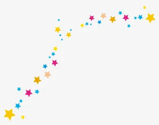 彩色星星免抠