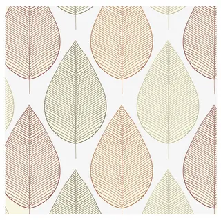 秋季唯美叶脉线条素材免抠