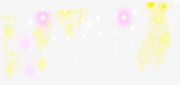 高清多彩颜色圆形光斑免抠