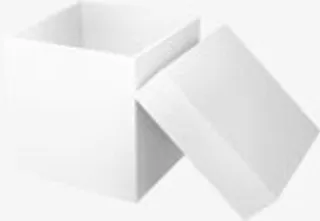 白色礼盒打开的礼盒儿童节免抠