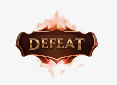 DEFEAT击败图标免抠