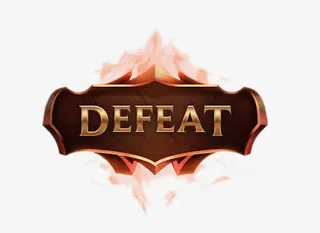DEFEAT击败图标免抠