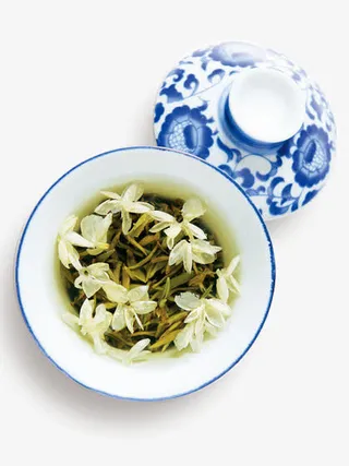 茉莉花茶品鉴免抠