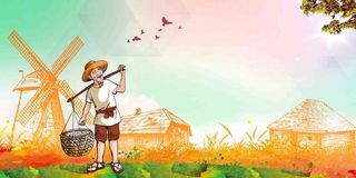 农业优增收麦种介绍宣传高清