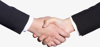 合作手握手~免抠其他元素