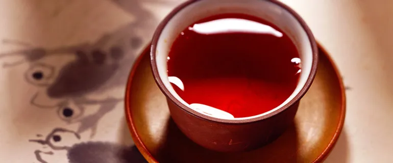 文艺红茶背景高清