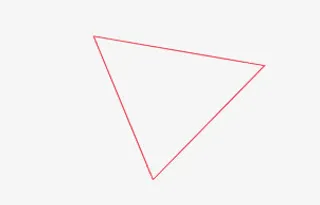 2016杭州大会红色三角形边框免抠