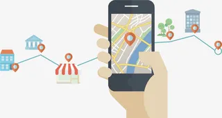 矢量手机导航免抠