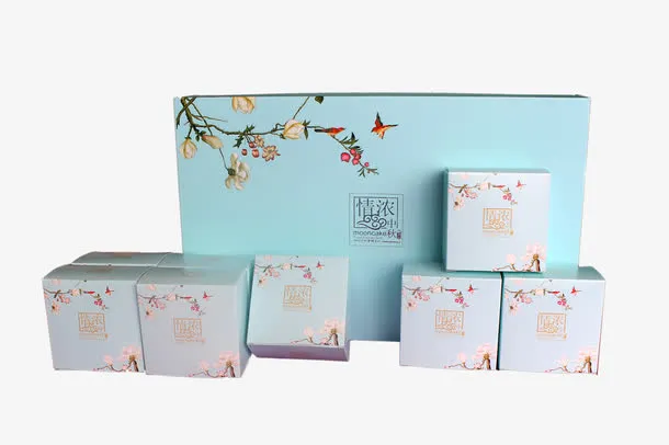 浓情中秋月饼盒免抠