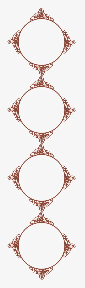 中国风花纹图框免抠