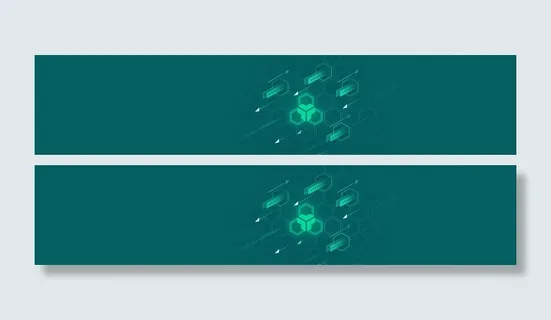 绿色蜂窝箭头大气背景高清