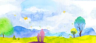 父亲节快乐广告背景高清