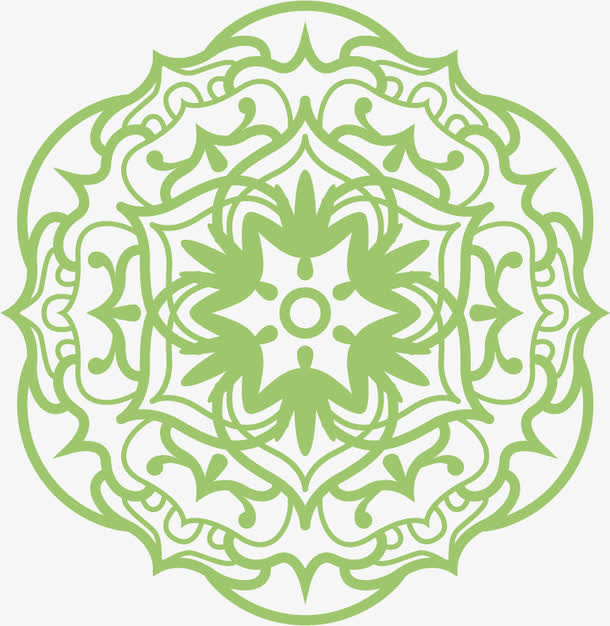 欧式复古底纹矢量免抠