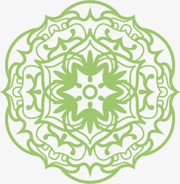 欧式复古底纹矢量免抠