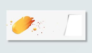 创意墨点横幅背景素材