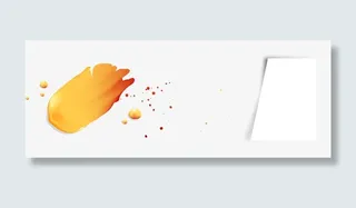 创意墨点横幅背景素材