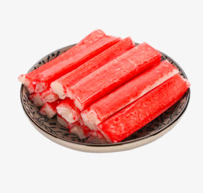 盘里的冷冻蟹柳免抠