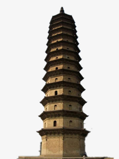 高塔古代建筑免抠