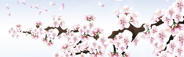 春季桃花背景