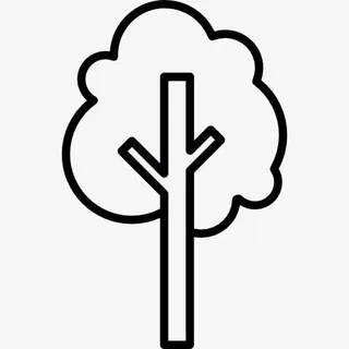 树和树枝图标免抠