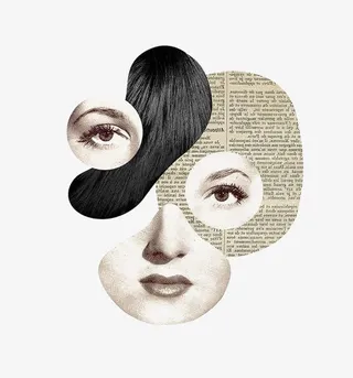 创意人脸剪切免抠