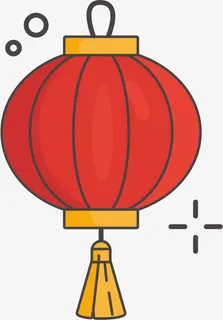 喜庆红色新年素材3免抠