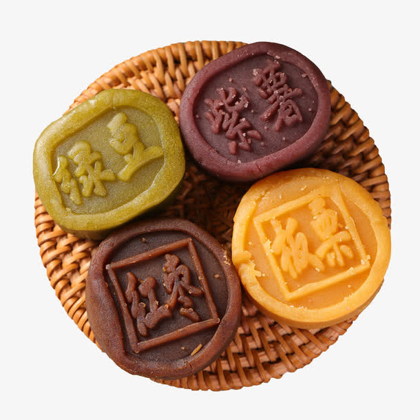 多味混合装绿豆饼免抠