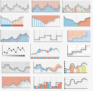 数据统计图表免抠