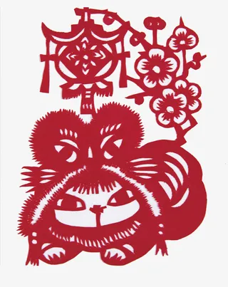 带猫头的孩子免抠