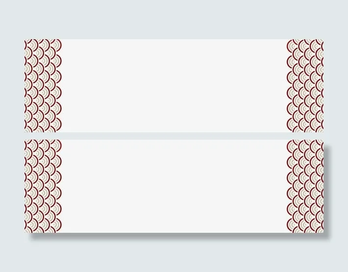 鱼鳞边框素材免抠